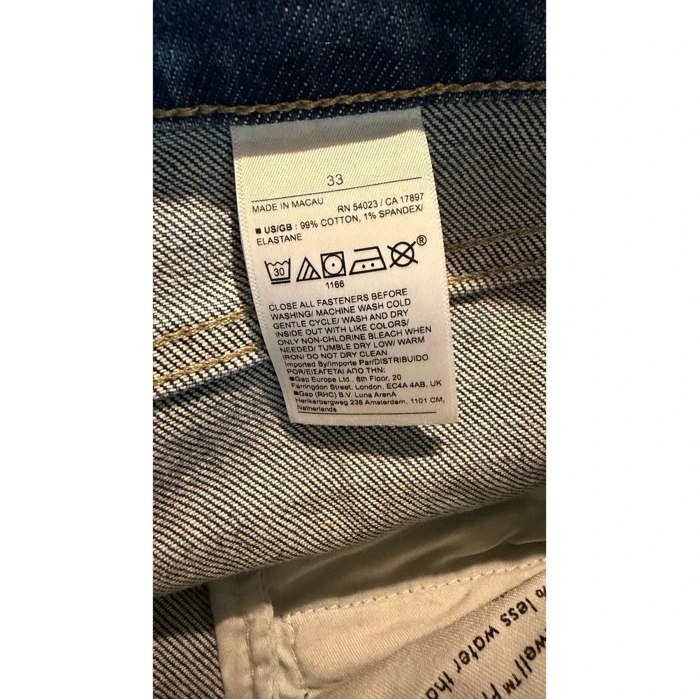 Banana Republic The Straight J Medium Wash Denim‎ Jeans Womens Size 33 - Picture 5 of 7